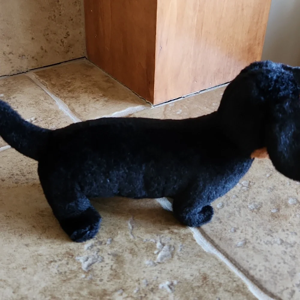 Jellycat Midnight Black And Brown MINI Freddie  Dauchsund Plush Toy - Picture 5 of 8